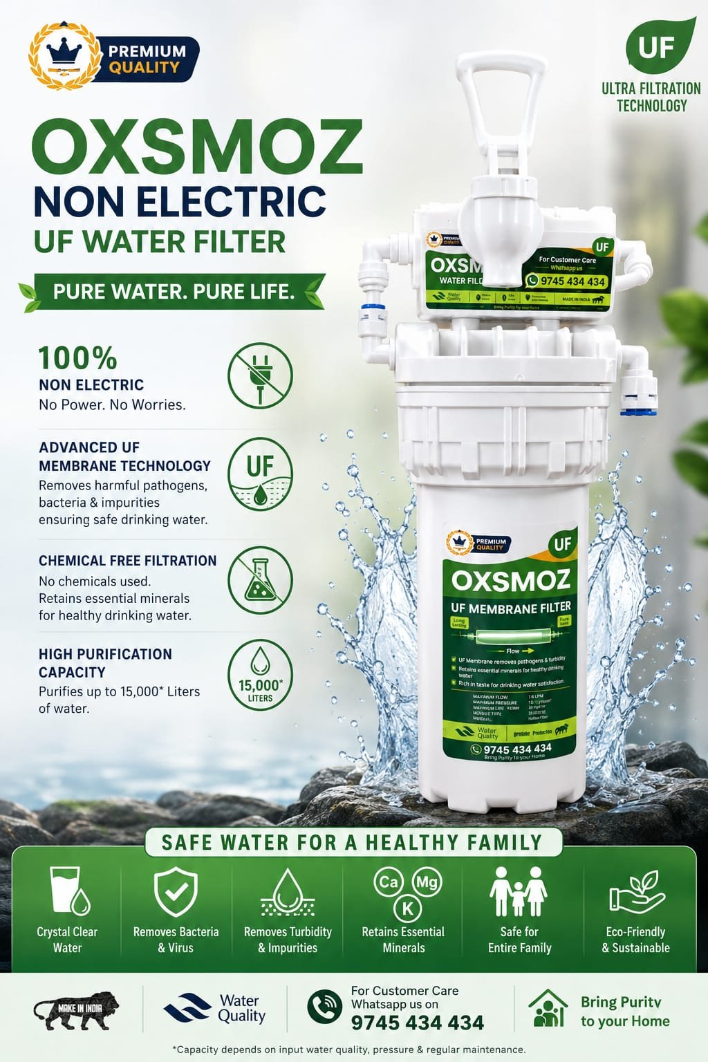 OXSMOZ Product Flyer